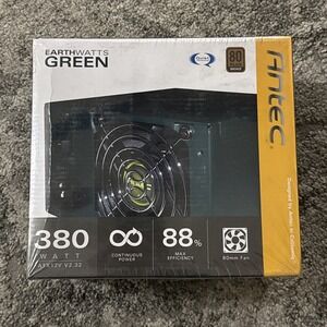 Antec EarthWatts EA-380D 380W Green Power Supply Unit (Brand New & Sealed)